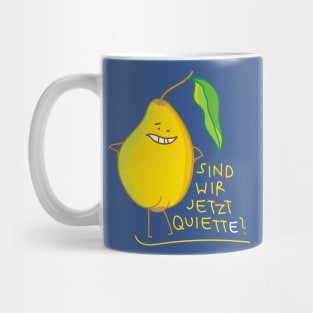 Funny quince with pun Mug